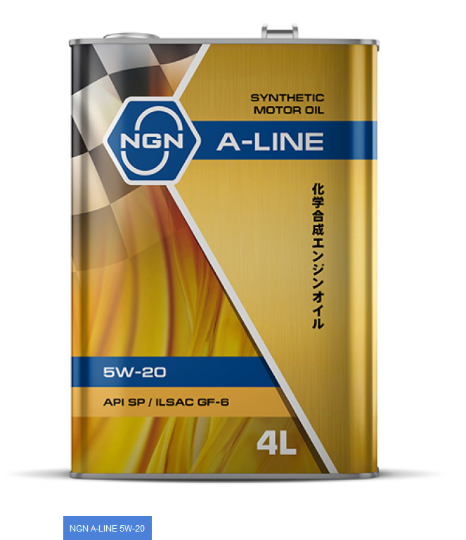 NGN A-LINE 5W-20 SP/GF6 Моторное масло синт. (4L)